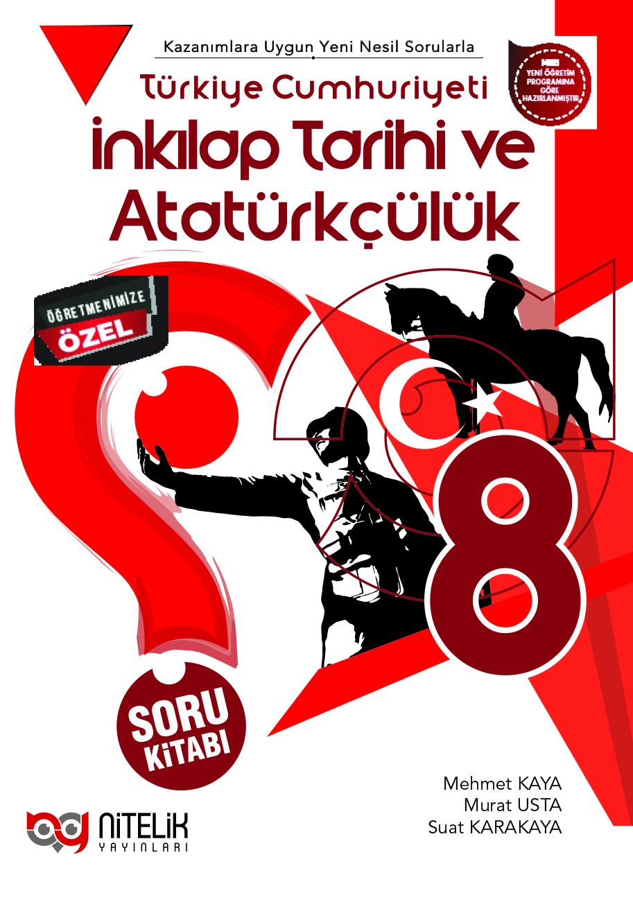 8.Sınıf T.C. İnkılap Tarihi ve Atatürkçülük Soru Kitabı YENİ kapak görseli
